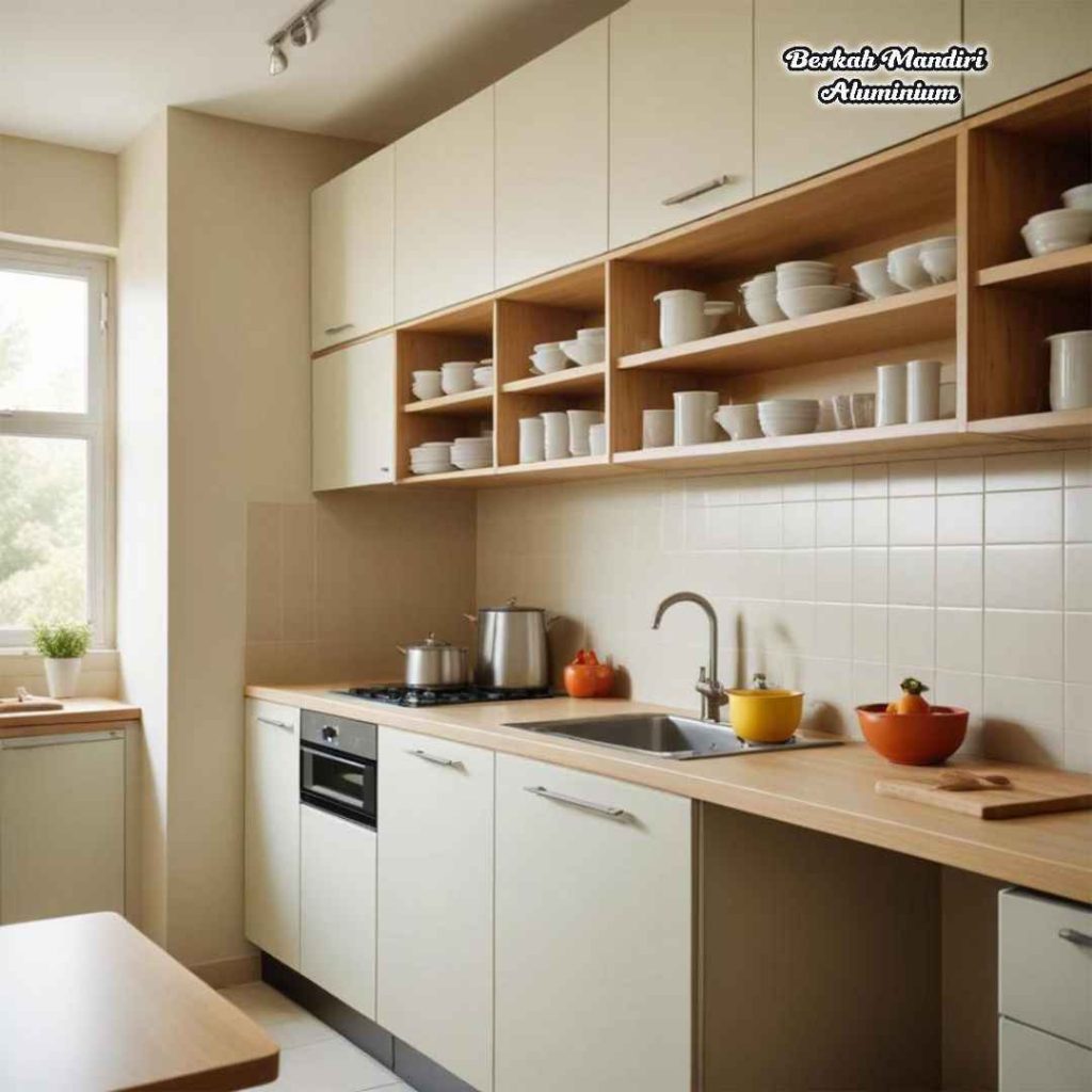 20+Model Kitchen Set Aluminium Terbaru Desain Minimalis Modern
