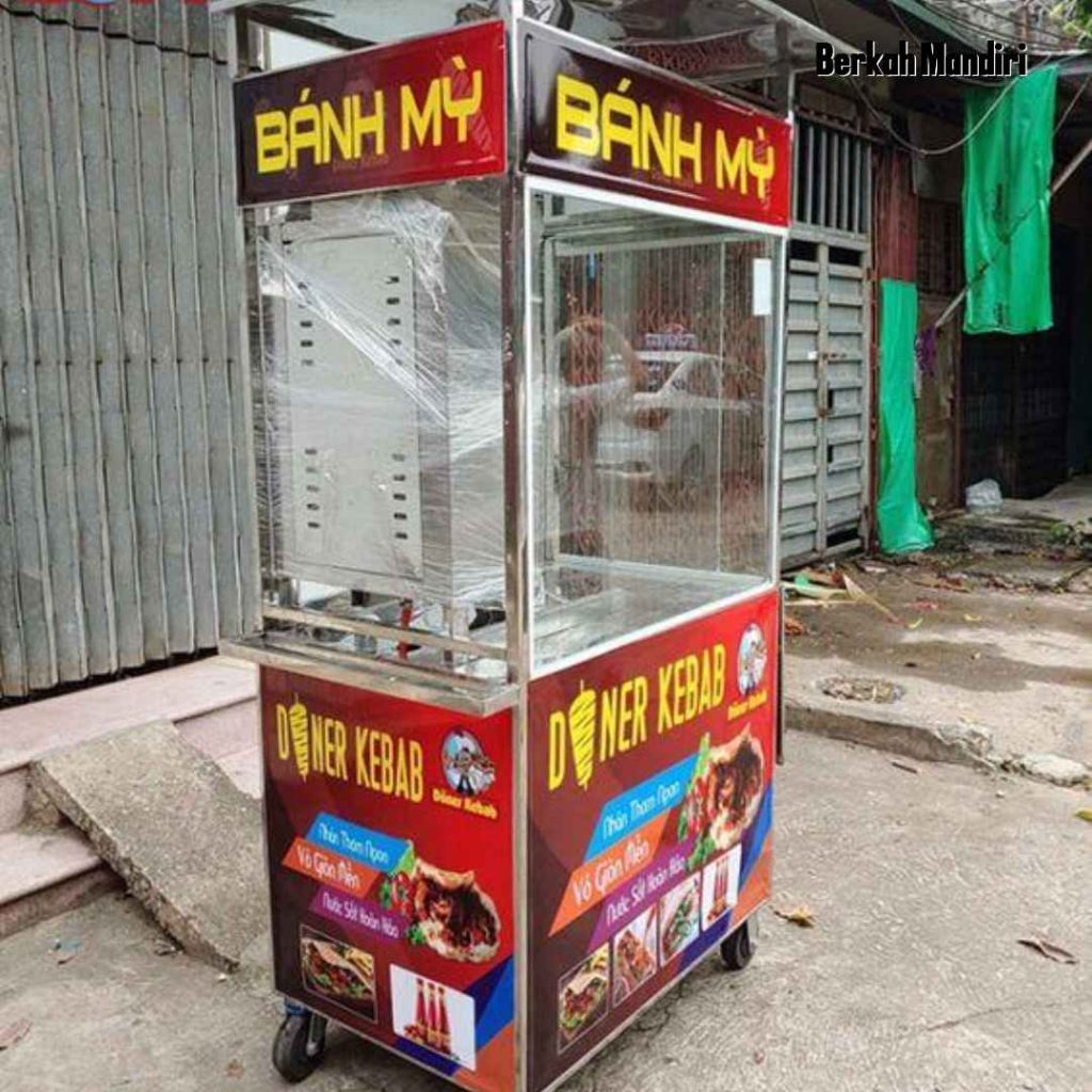 Gerobak aluminium kekinian 