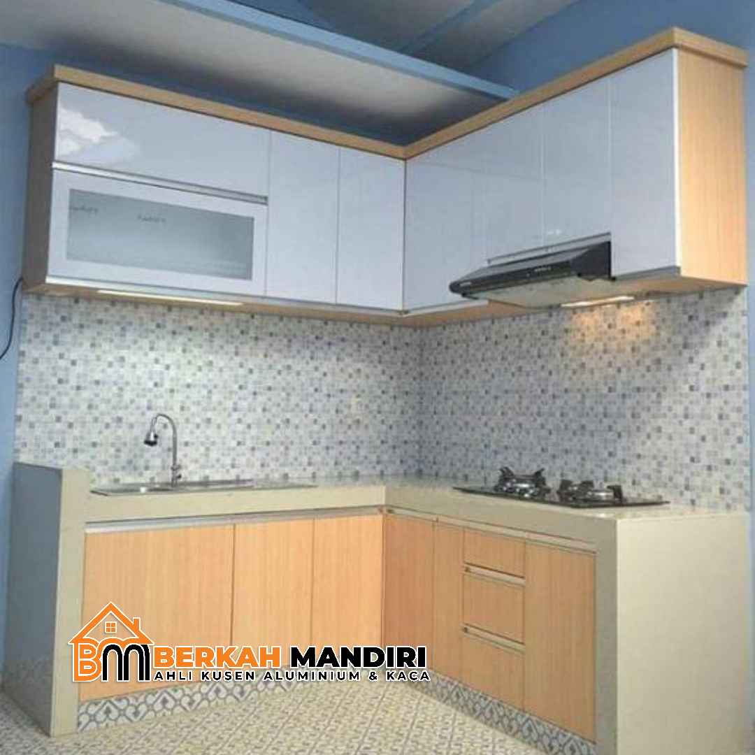 Kitchen Set Aluminium ACP Desain Minimalis Modern Dapur Kecil Kitchen Set Aluminium ACP Desain Minimalis Modern Dapur Kecil