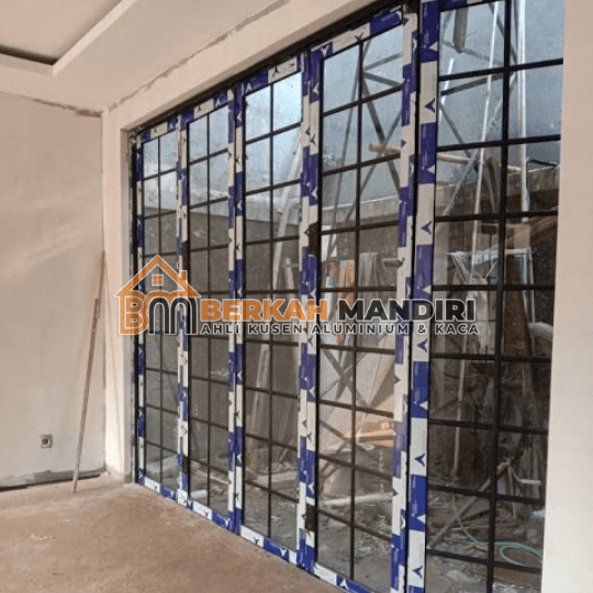 Jasa pasang kusen aluminium Menteng Jakarta Pusat merk alexindo 4 inch