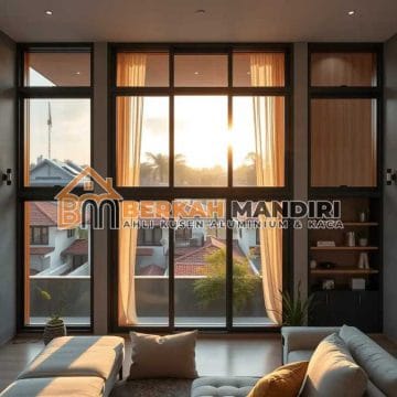 Kusen jendela aluminium Depok minimalis merek Alexindo