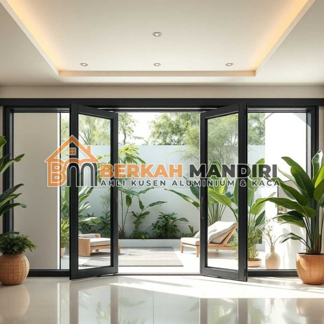 Jasa pasang kusen aluminium Rawalumbu Bekasi pemasangan pintu lipat