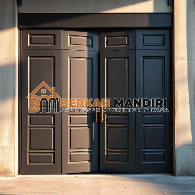 Jasa pasang kusen aluminium Bekasi Barat pintu lipat toko ruko