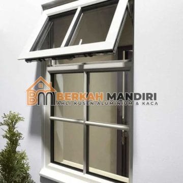 Kusen jendela aluminium Bekasi Utara minimalis model jungkit modern Kusen jendela aluminium Bekasi Utara minimalis model jungkit modern