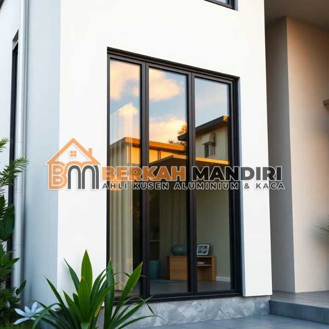 Kusen jendela aluminium Bekasi Barat minimalis kualitas impor