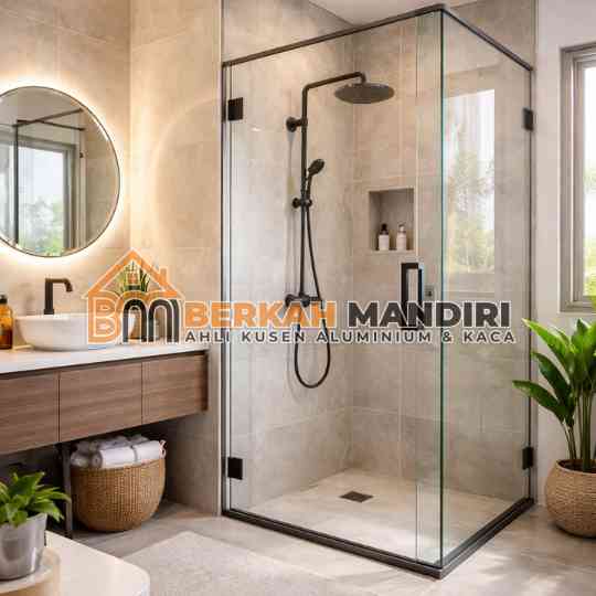 Spesialis Kaca Shower Screen Bekasi Custom Tempered