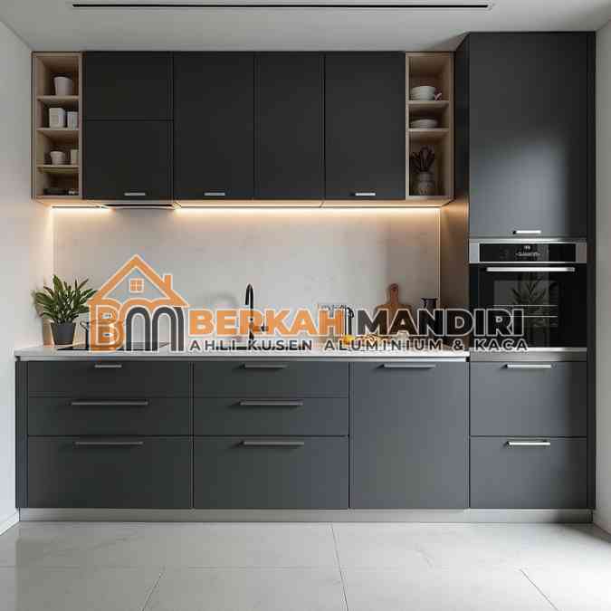 kitchen set aluminium Babelan Bekasi minimalis tahan air premium
