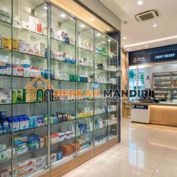 etalase apotek rak susun kaca tebal anti rayap etalase apotek rak susun kaca tebal anti rayap