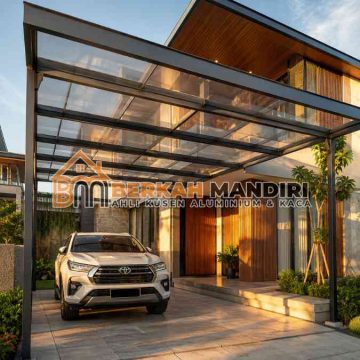 kanopi solarflat bening transparan anti bising kanopi solarflat bening transparan anti bising